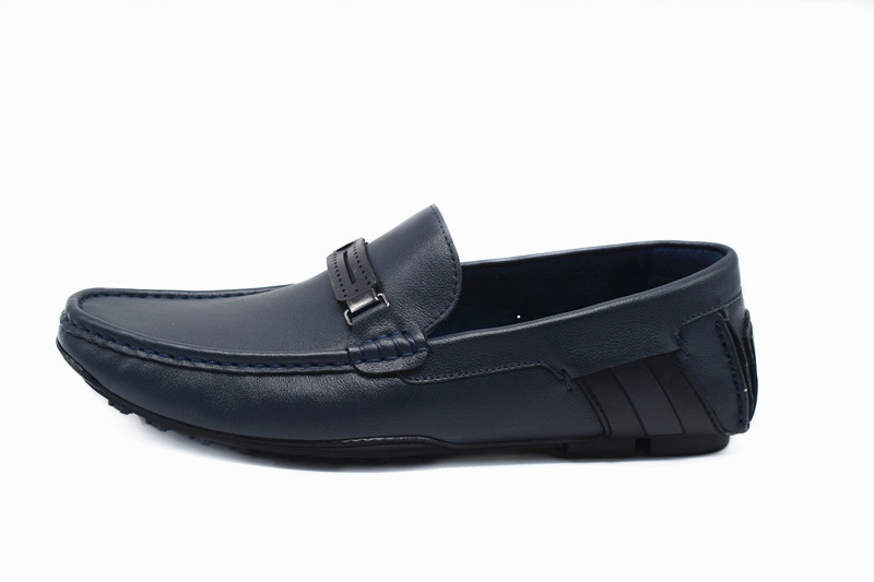 leather loafer bit slip on driver men shoes